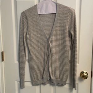 Old Navy gold striped M cardigan